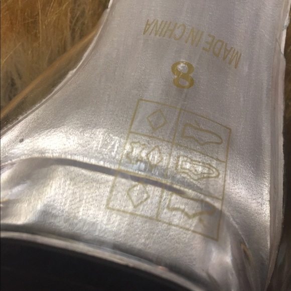 Clear Vinyl high heel mule - Picture 4 of 5